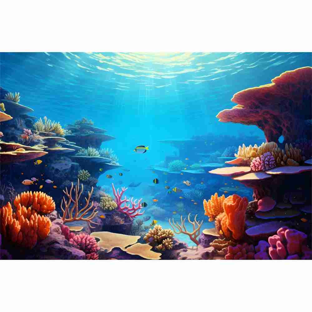 Sualtı Dünyası Deniz Tabanı Fo - Aquarium Marine World incelemesi ve fiyatı