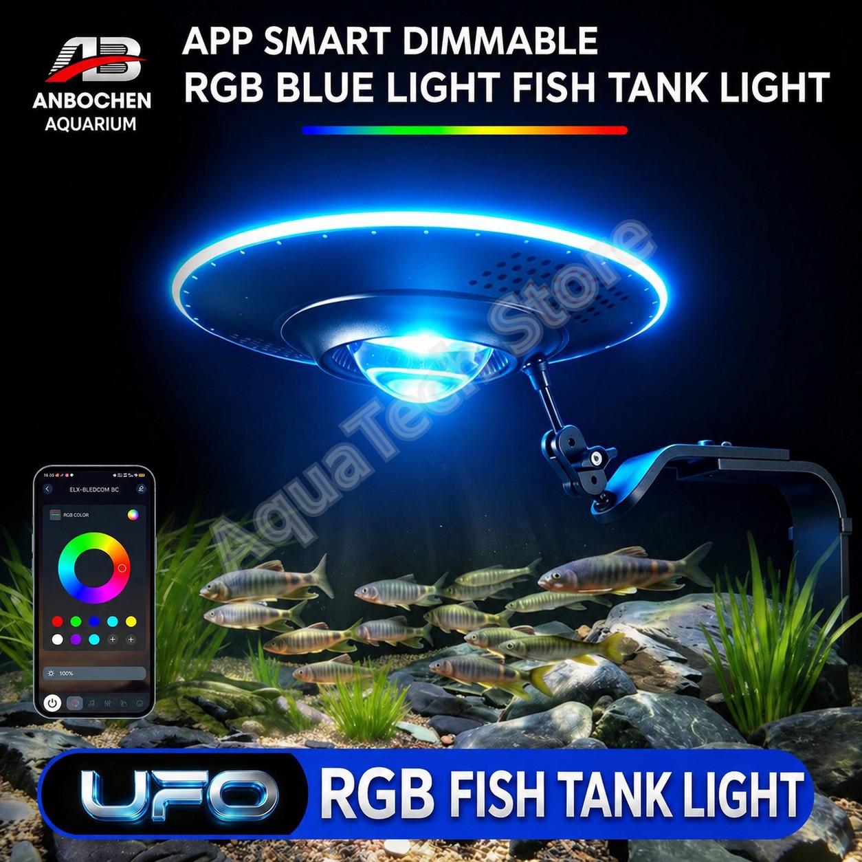 ANBOCHEN UFO RGB LED Akvaryum  - Aquarium Marine Lights incelemesi ve fiyatı