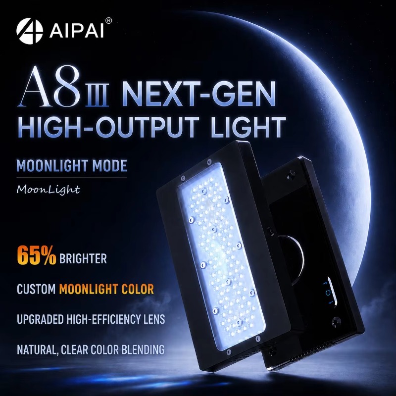 AIPAI A8 III Serisi A8SE/A8 Pr - Reef Lighting incelemesi ve fiyatı