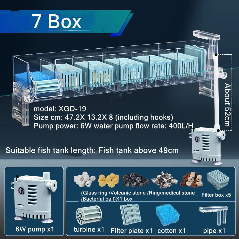220V Akvaryum Duvara Monte Şel - Reef Tank Filter incelemesi ve fiyatı